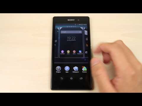 how to set wallpaper on sony xperia s