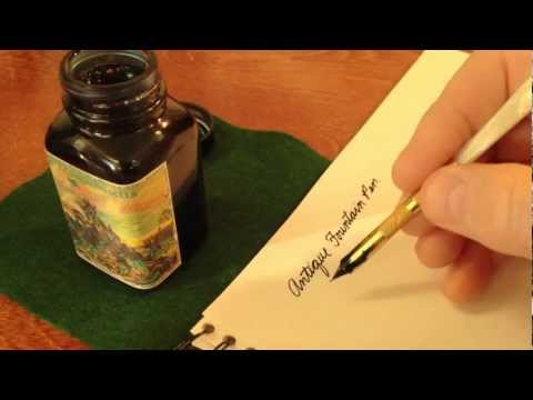 how to write with a quill