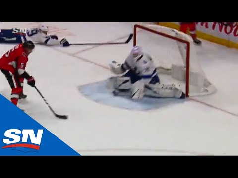 Lightning Caught Sleeping As Ceci Gives Senators The Lead