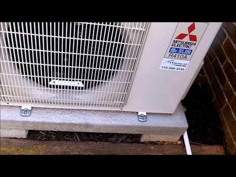 Mitsubishi Ductless Heatpump Test Run After Install