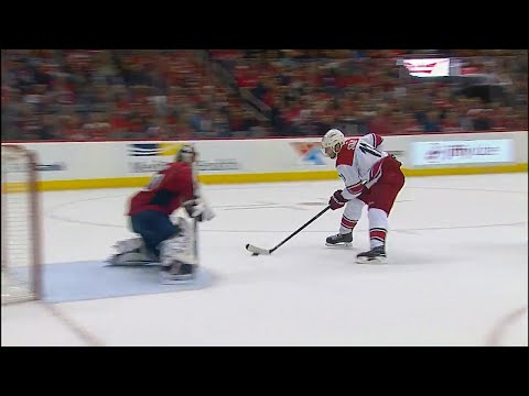 Video: Messy pass by Capitals leads to Staal scoring shorthanded