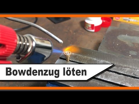 Bowdenzug löten - selber fertigen - Gas Bowdenzug Simson S51 Enduro