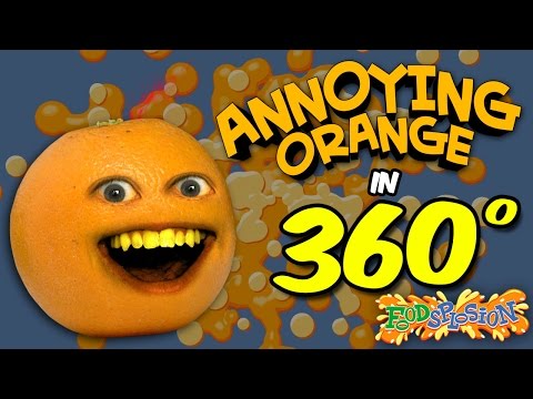Annoying Orange in 360 Degrees! | FOODSPLOSION! (feat. Shira Lazar) - YouTube