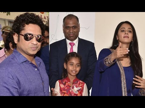 Sachin and Anushka Launching Vijayawada PVP Square Photos