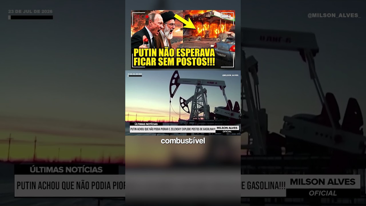 Putin ACHOU QUE não podia piorar e Zelensky explode POSTOS DE GASOLINA!!!