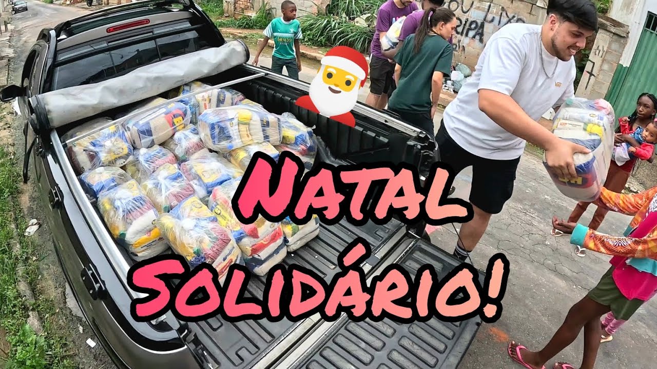 Doamos cestas básicas no NATAL usando a HOGGAR!! 🎄