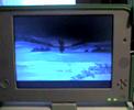 XO (OLPC) with VLC playing Millennium Actress (Sennen Joyu)