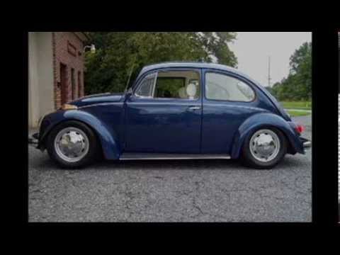 beetle - How to lower a VW Beetle. One of many ways. Also using air shocks.