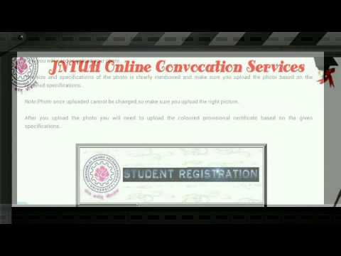 how to apply jntu convocation certificate