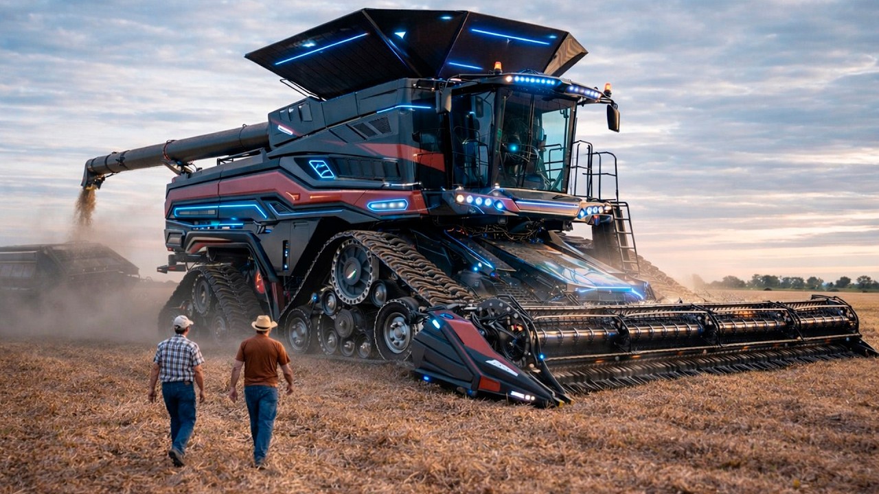 A MAIOR MÁQUINA AGRÍCOLA JÁ FEITA NA HISTÓRIA