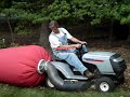 Lawn Tractor Leaf Bag w/ Deck Adapter Kit