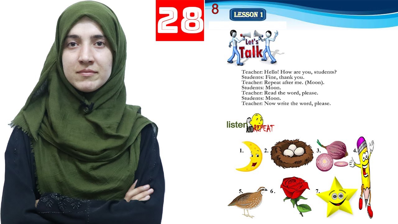 Class 4 - English _ Lesson 28 / انگلیسی څلورم ټولګی - لوست 28