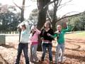 throwing leaves