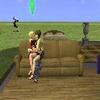 My sim teens making out!