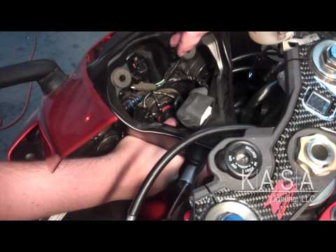 HID Installion on a 2009 Suzuki GSXR 600