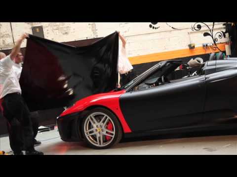 Ferrari F430 Stealth – Wrapped in Matt Black by Creative FX