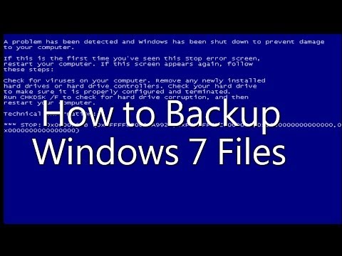 how to backup windows 7