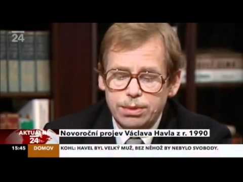 Václav Havel: New Year's Address to the Nation 1990 / Novoroční projev 1990 (English subtitles)