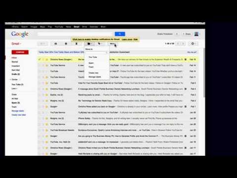 how to create folders in gmail