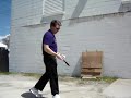 Knife Throwing; Overhand No Spin Technique