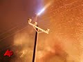 Raw Video: Wildfires Burn Near Getty Center