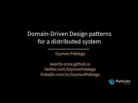domain driven design video domain driven design video