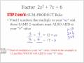 Factoring Trinomials Part 2 - Algebra II