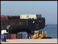 Beached Container Ship, and QM2