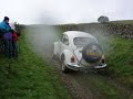 car 144 about 9.51 am richard peck & paul gregory in a vw beetle