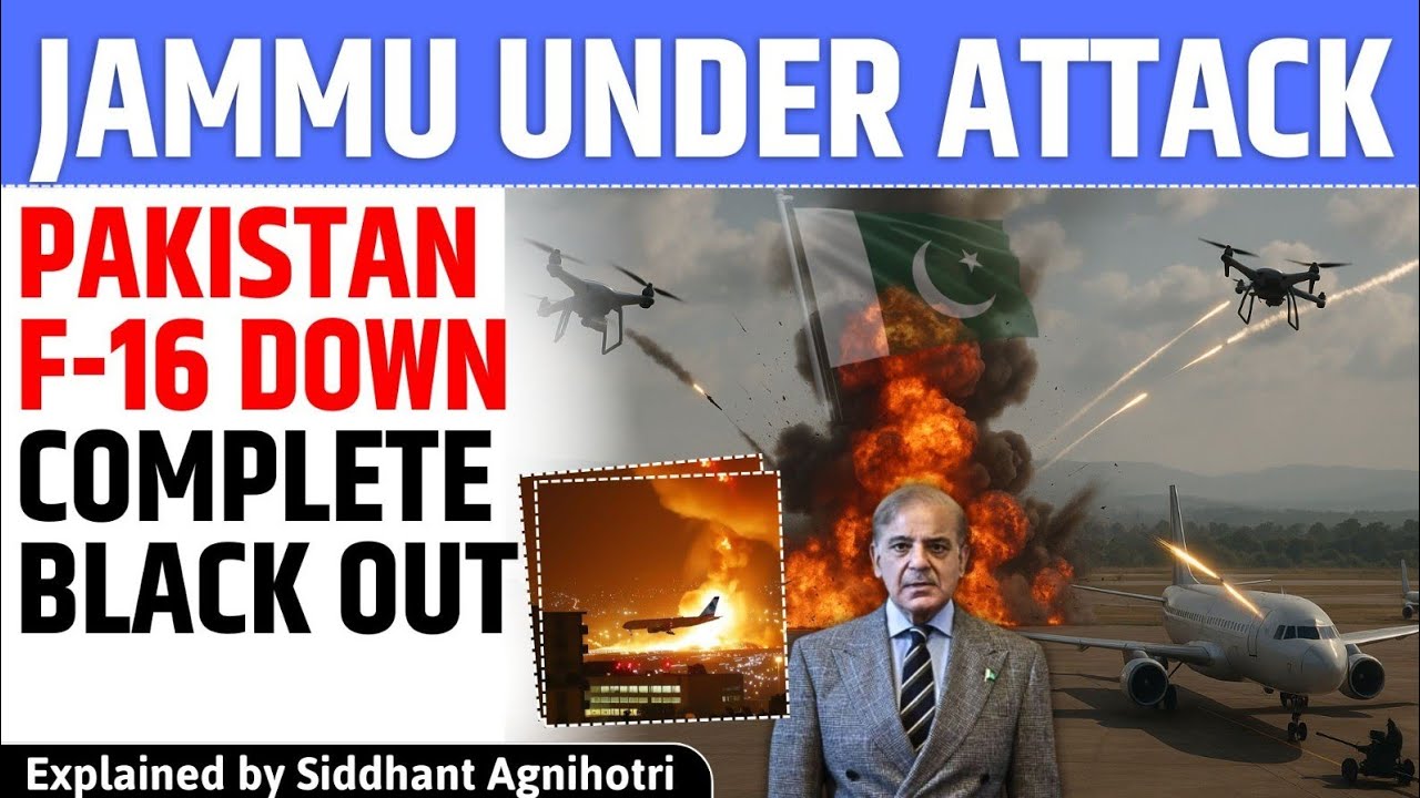 The war has started : Pakistan F-16 down || Total blackout in Rajasthan,Jammu kashmir and Punjab