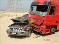 Car crashes in Kuwait!
