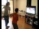 Coluzzi bros playing Wii sport