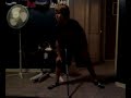 My hockey stick and glove (mini hockey)