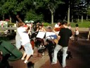 Unknown quintet playing in Central Park