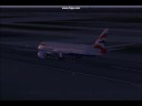 FS2004 British Airways Taking off at Miami Intl.