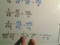Rationalize the Denominator