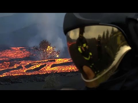 Temperaturmessung auf La Palma: Hautnah dran am neuen Lavafluss