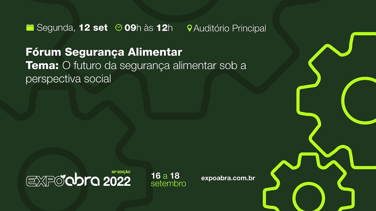 Fórum Segurança alimentar.