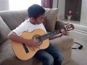 Brandon Playing Asturias on Guitar (7 years old)