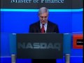 Spanier & PSU master of finance students ring bell