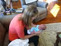Birth mommy Anne sharing Jayme with PT inspecting Aunt Betsy Birth mommy Anne sharing Jayme with PT inspecting Aunt Betsy
