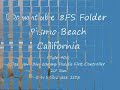 cruisin down the beach on my new electric downtube folder which i just completed. components are crystalyte 405 hub motor, clyte 24-48v 20amp peddle first controller, 56v milwaukee lithium ion packs