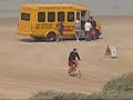 cruisin down the beach on my new electric downtube folder which i just completed. components are crystalyte 405 hub motor, clyte 24-48v 20amp peddle first controller, 56v milwaukee lithium ion packs