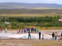 Geysir Double eruption Iceland