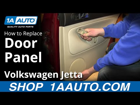 How To remove Install Rear Door Panel 1999-05 VW Volkswagen Jetta