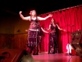 The three lovely ladies of The Indigo dance their hearts out to the delight of a very lucky few in attendance. This show was at the Market Theater in Seattle, Wa. on 11/5/10. This was their grand finale. And very grand it was. And this was an evening that dreams are made of.