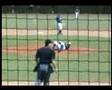 Wade Korpi gets hit by 100mph line drive - With Slo-Motion