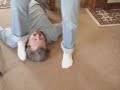 heavy face trample with jumping and stomping