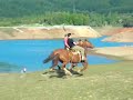 Carreras en caballo, lago colbun