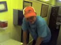 Gene puts Tabasco Hot Sauce in his eye. Gene puts Tabasco Hot Sauce in his eye.